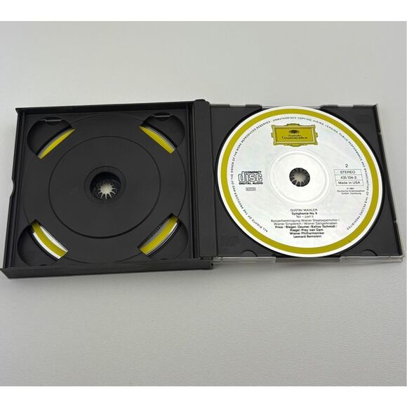 Bernstein MAHLER Symphony No. 8 & 10 - 2 CD Box Set DGG Deutsche Grammophon FE25 - Picture 6 of 8